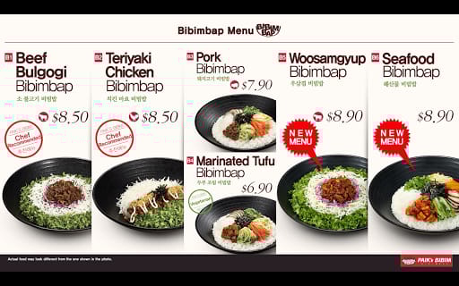 Paik's Bibim @ Bedok Mall