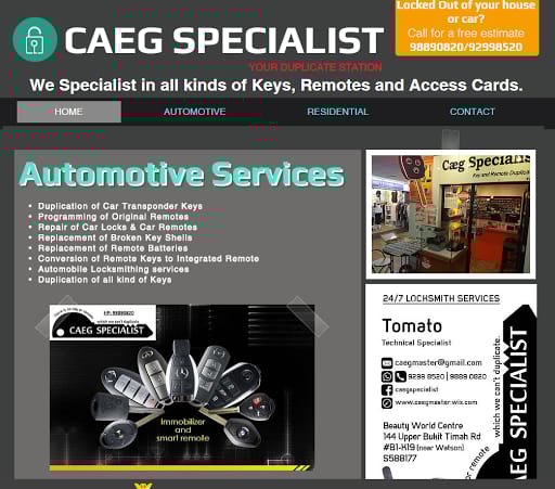 Caeg Specialist Bukit Timah