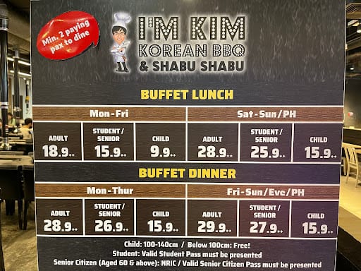 I'm Kim Korean BBQ & Shabu Shabu @ AMK Hub