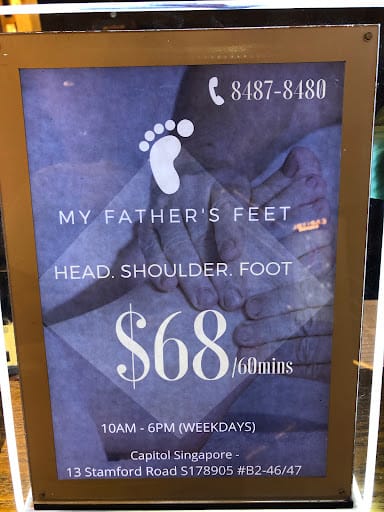My Father’s Feet (City Hall) (Capitol Singapore) - Foot Reflexology and Body massage