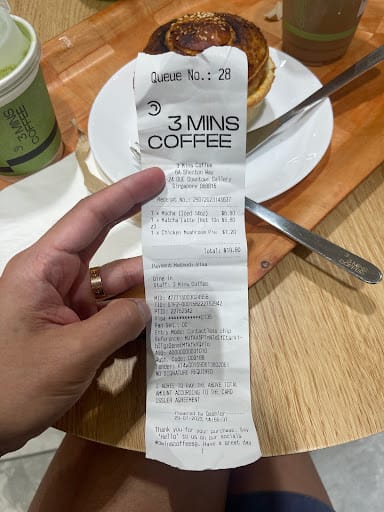 3 Mins Coffee OUE Downtown